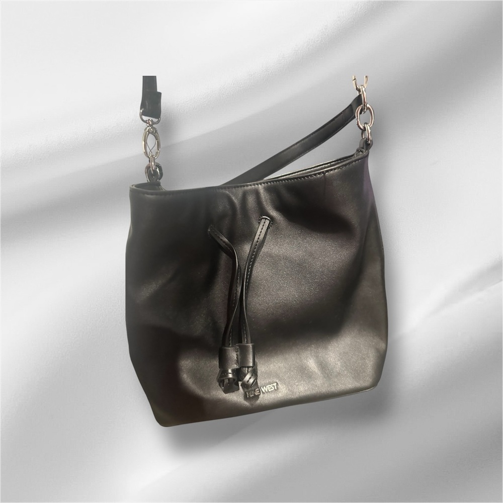 Nine West Black Leather Women's Bag